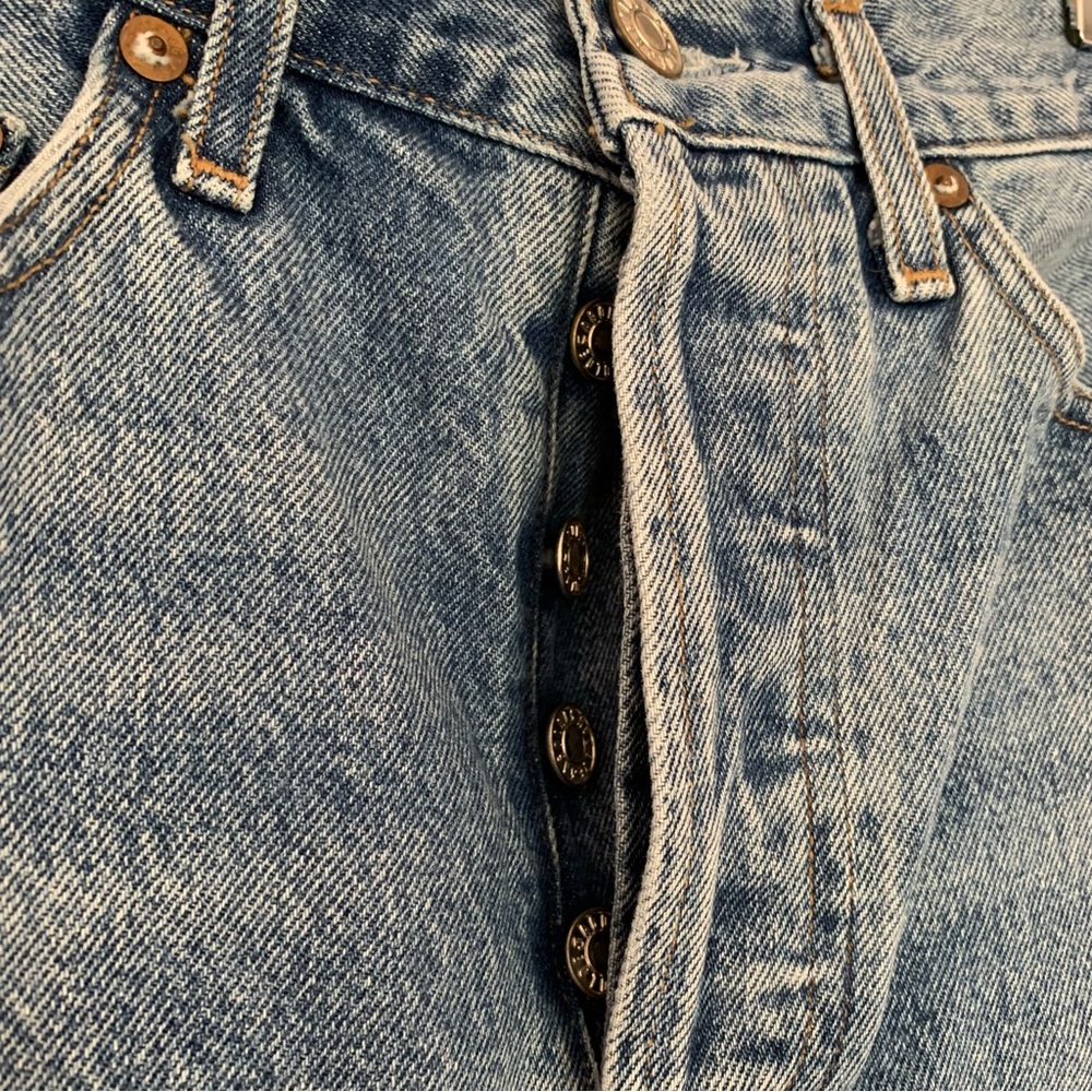 Agolde Riley High Rise Straight Crop Jeans - Picture 4 of 8